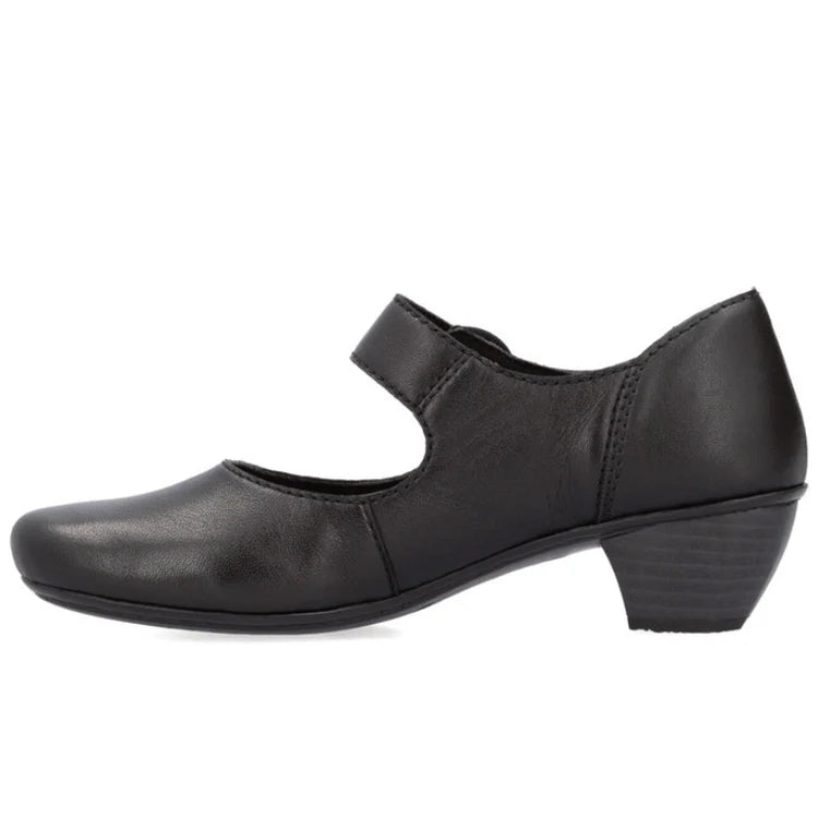 Rieker Women's Mariah 56 Heeled Mary Jane in Black