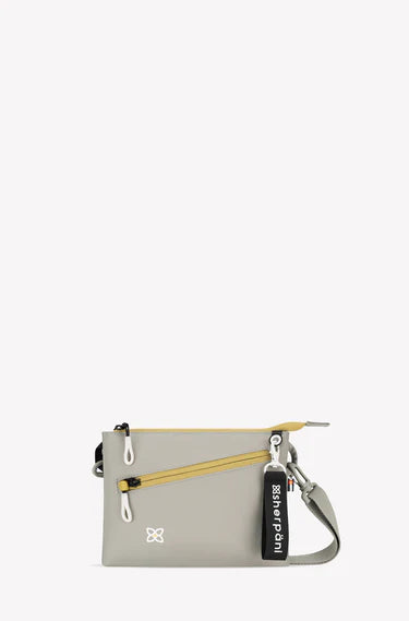 Sherpani Zoom Dual Pouch Crossbody Bag in Wasabi Stone
