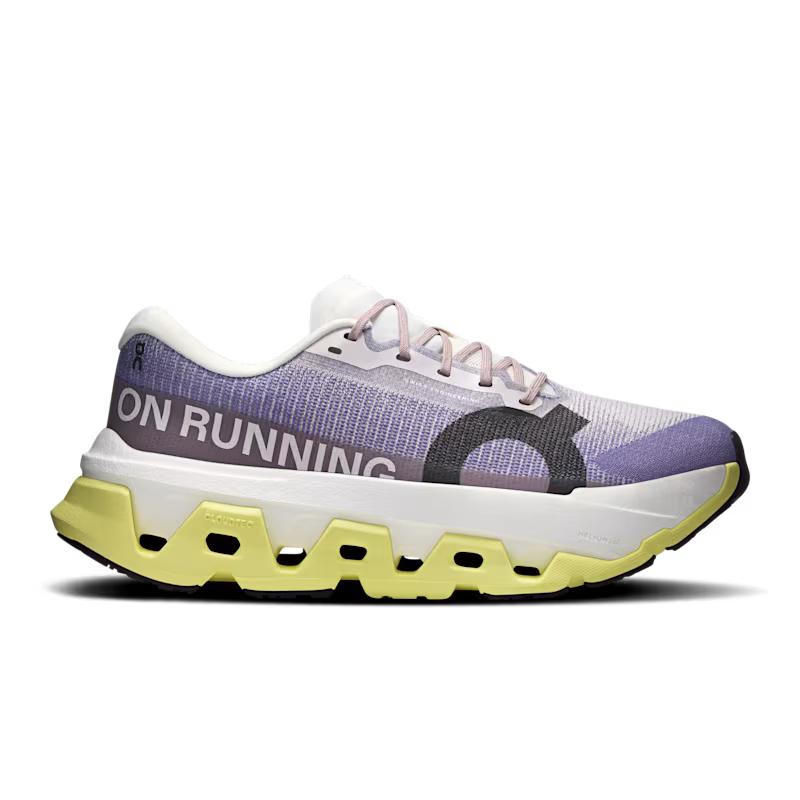 On Women's Cloudmonster 3 Hyper Sneaker in Lily/Limelight