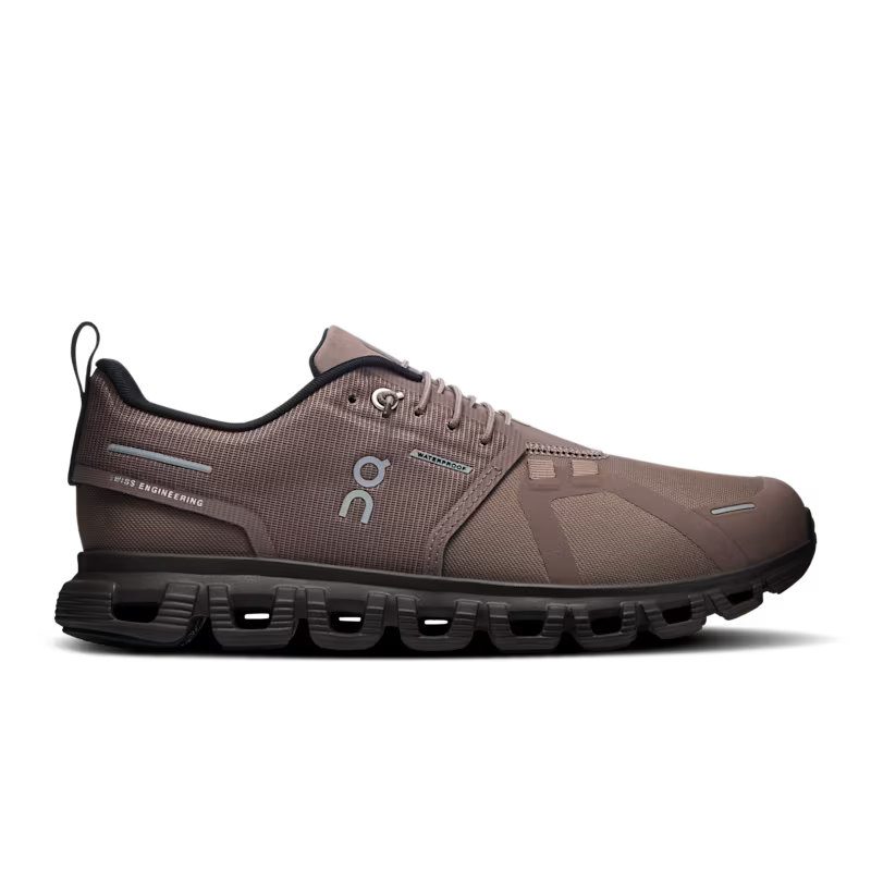 On Women's Cloud 6 Waterproof Sneaker in Ash/Sable