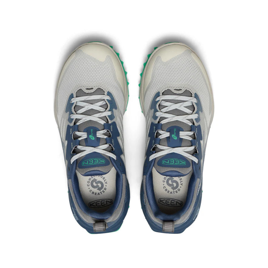 KEEN Women's Zionic NXT Waterproof Hiking Shoe in Vapor/Ballad Blue
