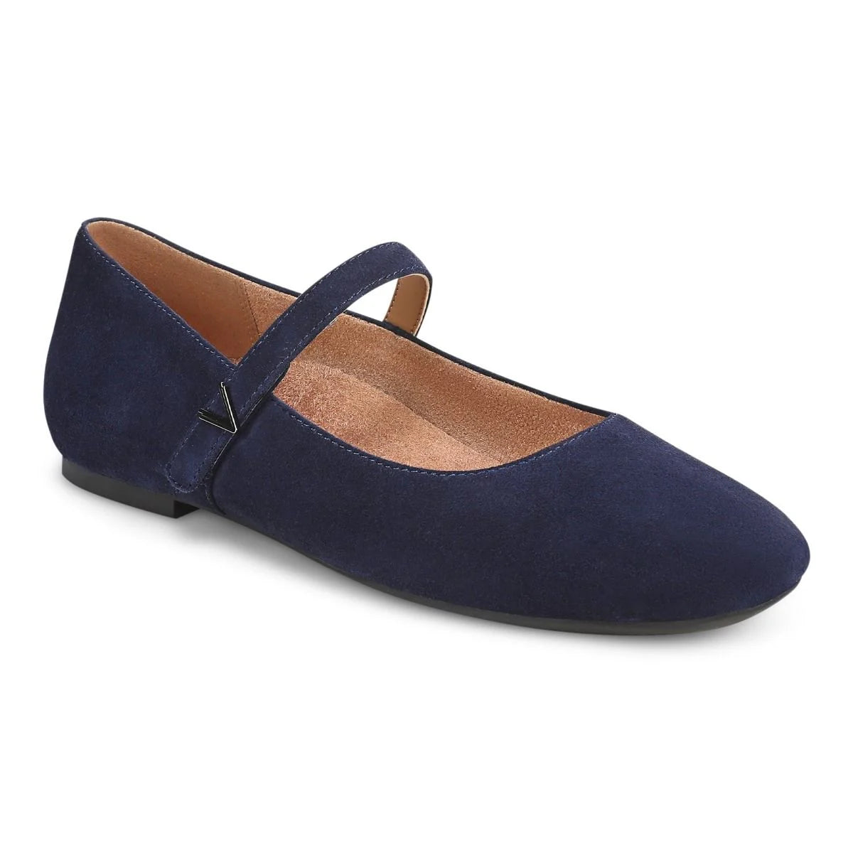 Vionic Women's Alameda Suede Leather Mary Jane in Navy Blazer