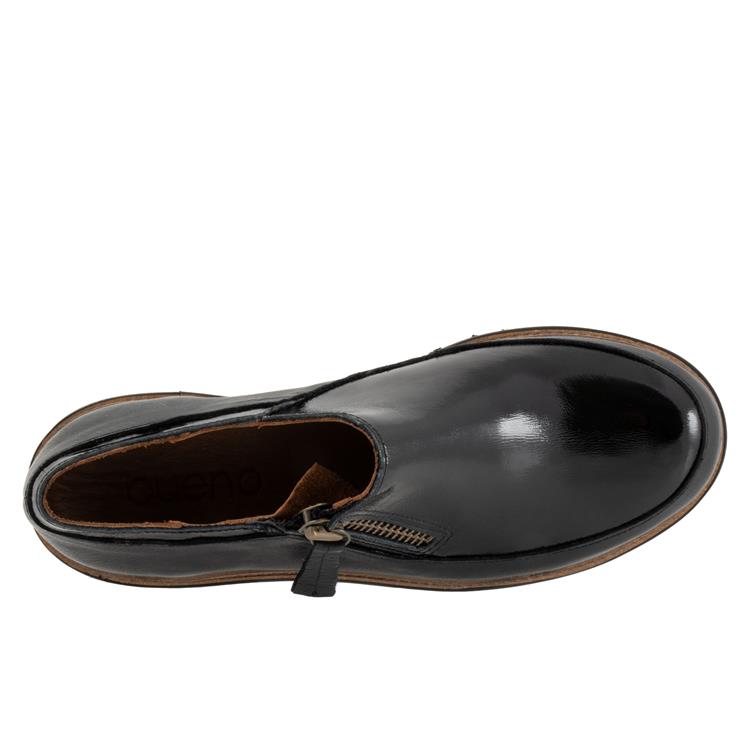 Bueno Women's Amelia Side Zip Shoe in Black Patent