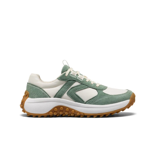 KEEN Women's KS86 Leather Sneaker in Lily Pad/Birch
