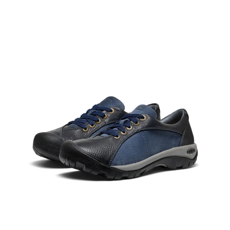 KEEN Women's Presidio Tie Sneaker in Naval Academy/Vintage Indigo