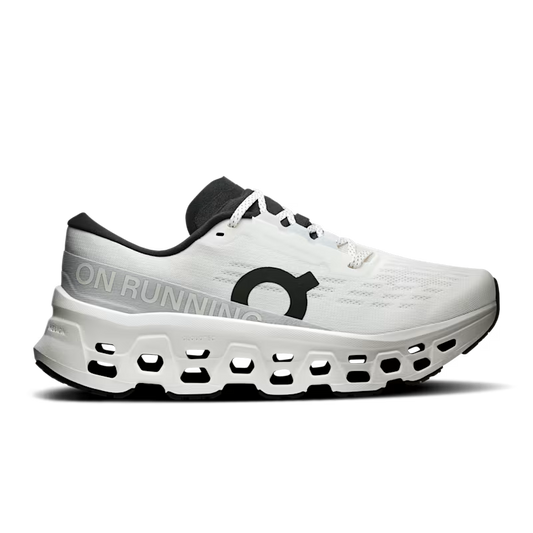 On Women's Cloudmonster 3 Sneaker in White/White