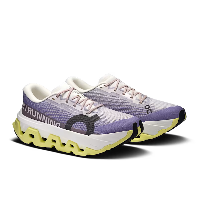 On Women's Cloudmonster 3 Hyper Sneaker in Lily/Limelight