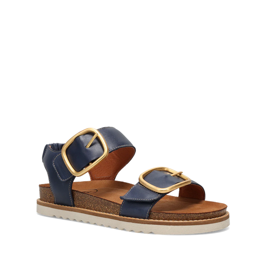 Taos Women's On The Double Sandal in Dark Blue