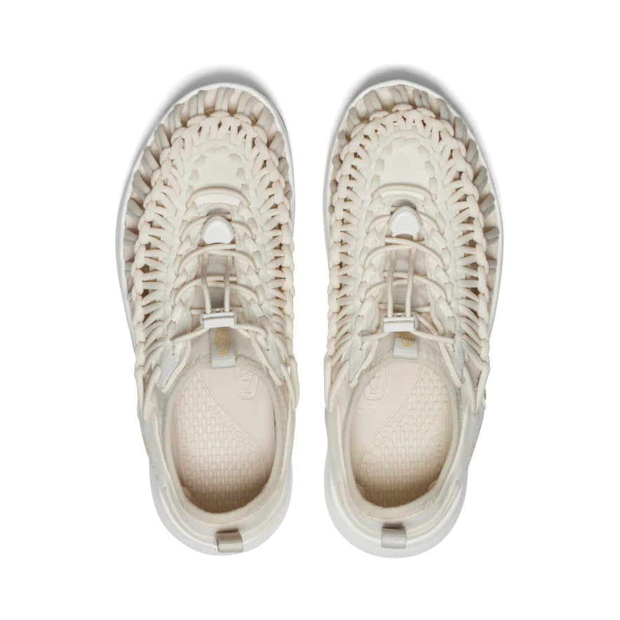 KEEN Women's UNEEK O3 Sneaker Sandal in Birch/Star White