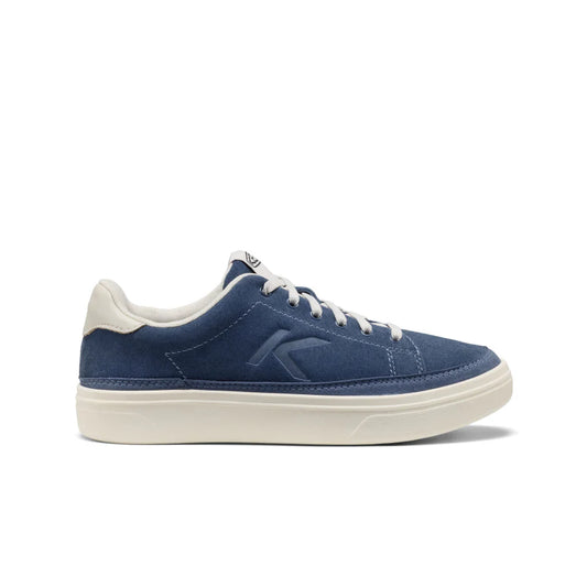 KEEN Women's KM1 Leather Sneaker in Vintage Indigo/Birch