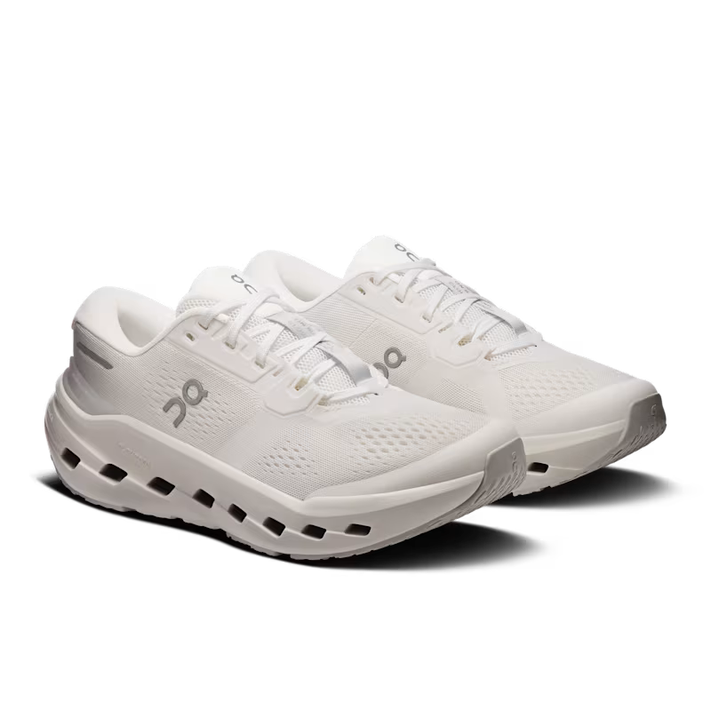 On Women's Cloudrunner 3 Sneaker in White/Ivory