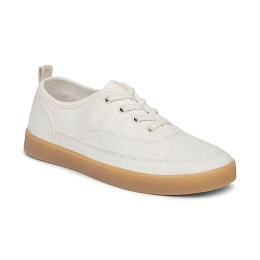 Vionic Women's Beach Cyan Slip On Sneaker in Ivory