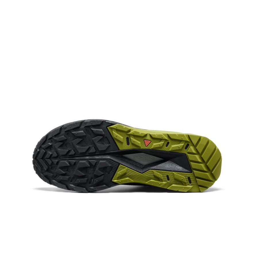 KEEN Men's Targhee Apex Mid Waterproof Hiking Boot in Black/Golden Cypress