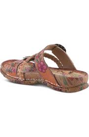 Spring Step Women's On The Road Slide Sandal in Camel