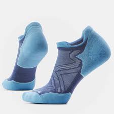 Smartwool Women's Run Targeted Cushion Low Ankle Socks in Nightfall Blue