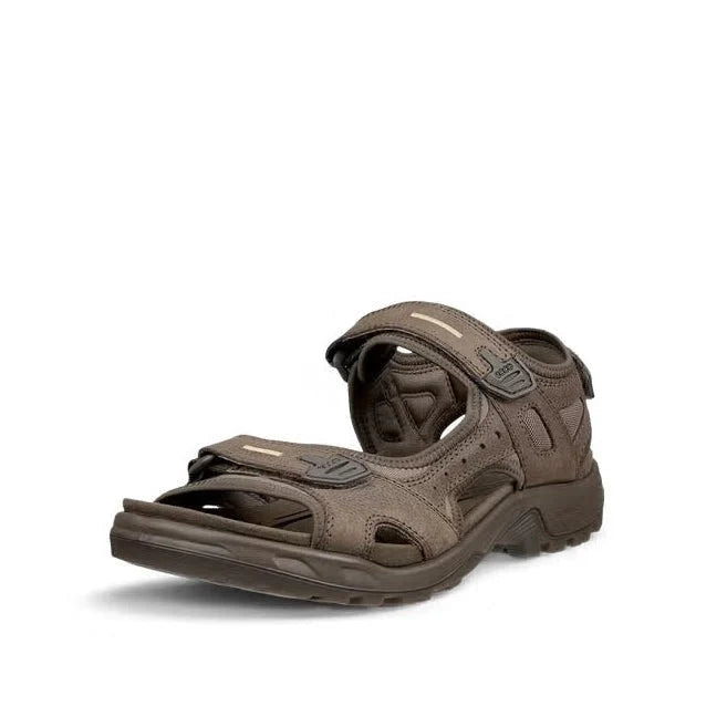 Ecco Men's Yucatan Sandals in Dark Clay