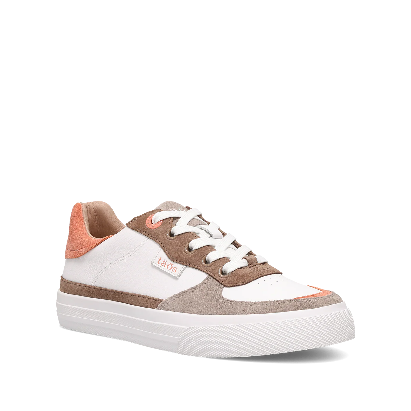 Taos Women's Pop Soul Sneaker in Walnut/Peach Multi
