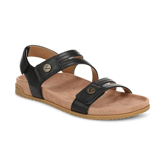 Vionic Women's Essie Strappy Sandal in Black