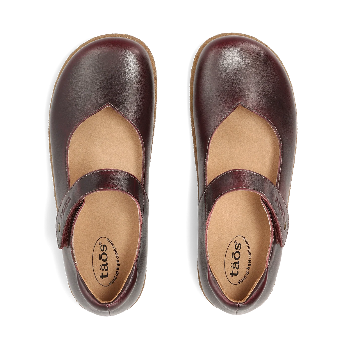 Taos Women's Ultimate Mary Jane Strap Shoe in Merlot