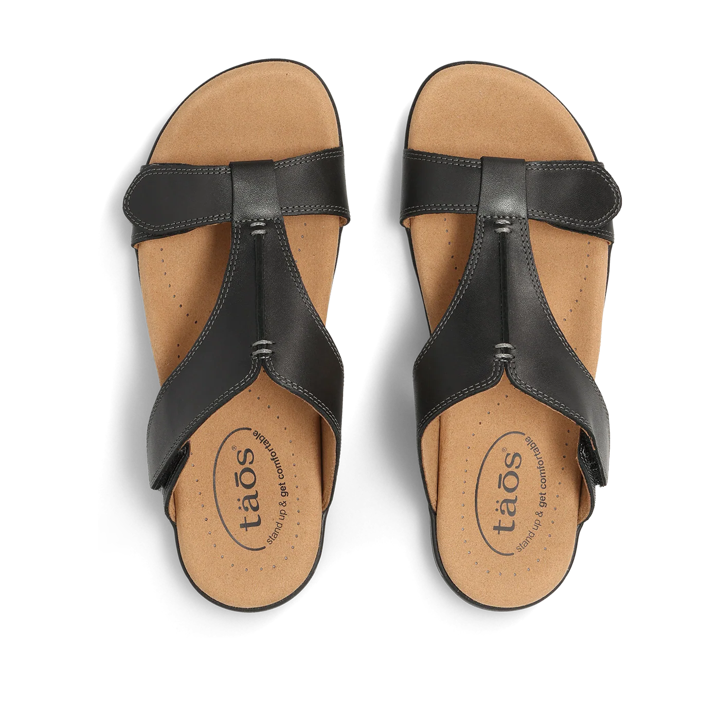 Taos Women's Slide Show Slip on Sandal in Black