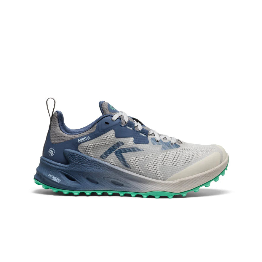 KEEN Women's Zionic NXT Waterproof Hiking Shoe in Vapor/Ballad Blue