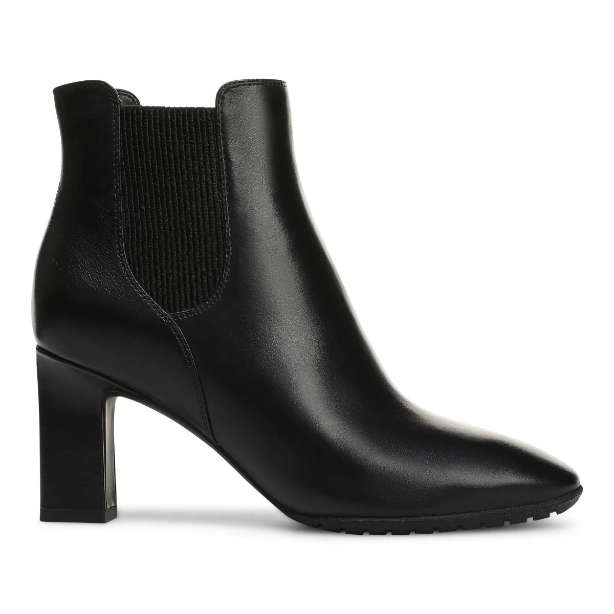 Vionic Women's Anastacia Heeled Side Zip Dress Boot in Black