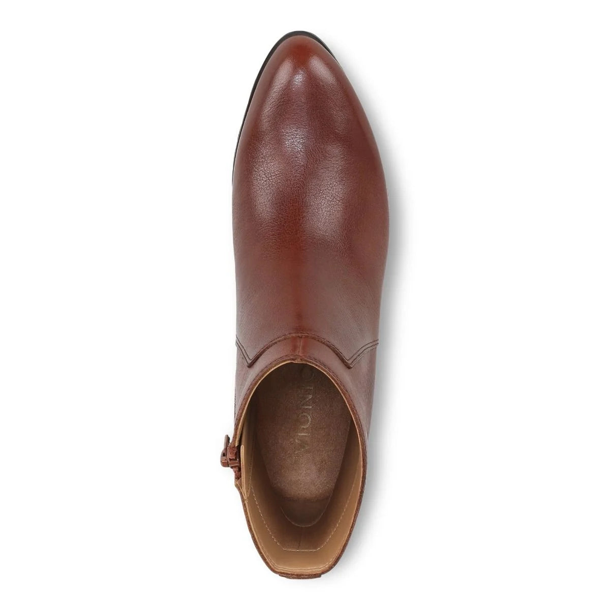 Vionic Women's Bianca Side Zip Heeled Ankle Boot in Baked Clay
