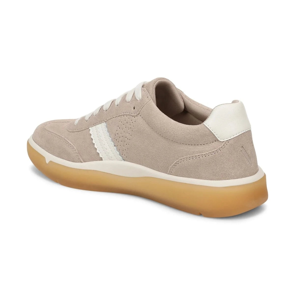 Vionic Women's City Walk Lace Sneaker in Lucid Beige Suede