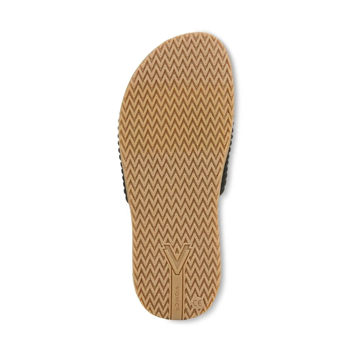 Vionic Women's Evie Knit Slide Flip Sandal in Black