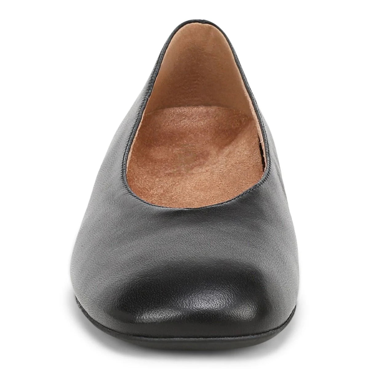 Vionic Women's Petra Heeled Ballet Flat in Black
