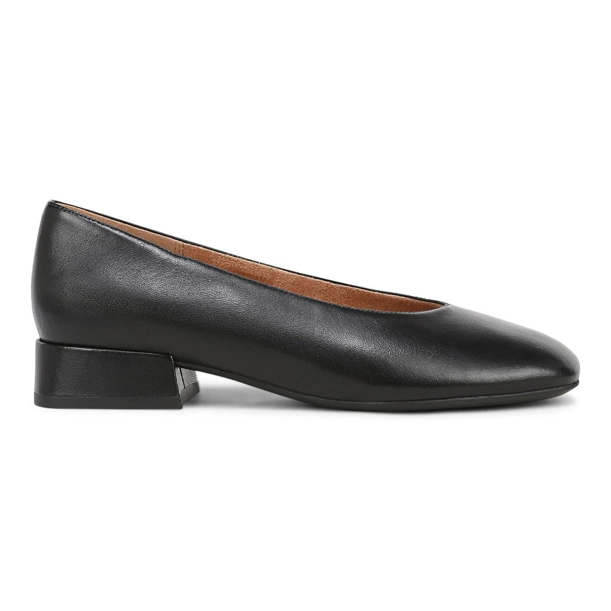 Vionic Women's Petra Heeled Ballet Flat in Black