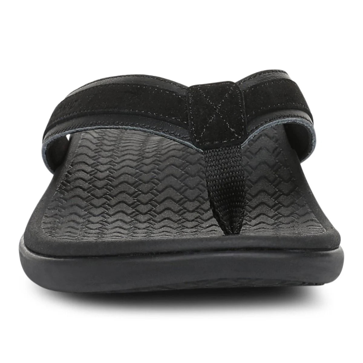 Vionic Women's Tide 2.0 Toe Post Flip Sandal in Black