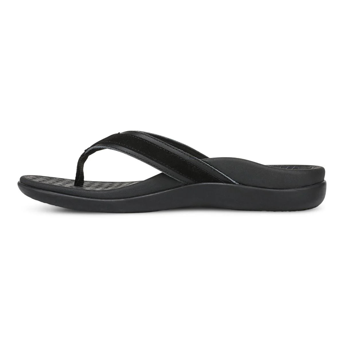 Vionic Women's Tide 2.0 Toe Post Flip Sandal in Black