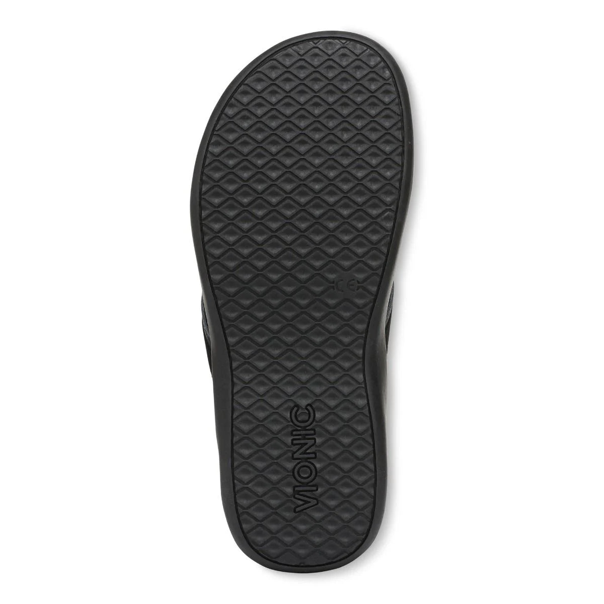 Vionic Women's Tide 2.0 Toe Post Flip Sandal in Black