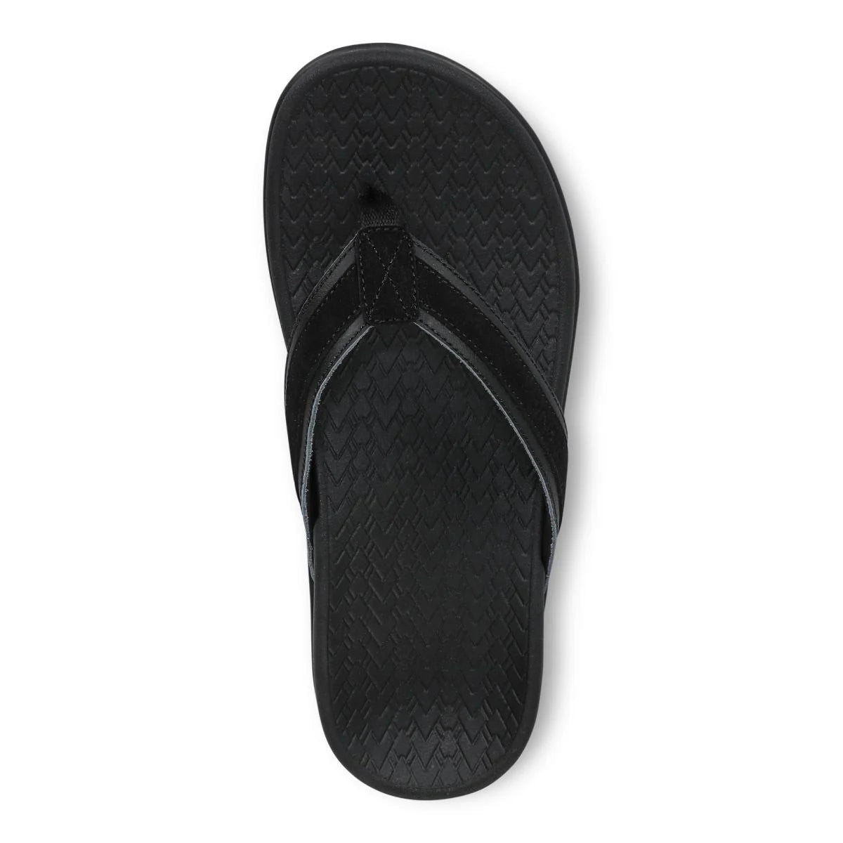 Vionic Women's Tide 2.0 Toe Post Flip Sandal in Black