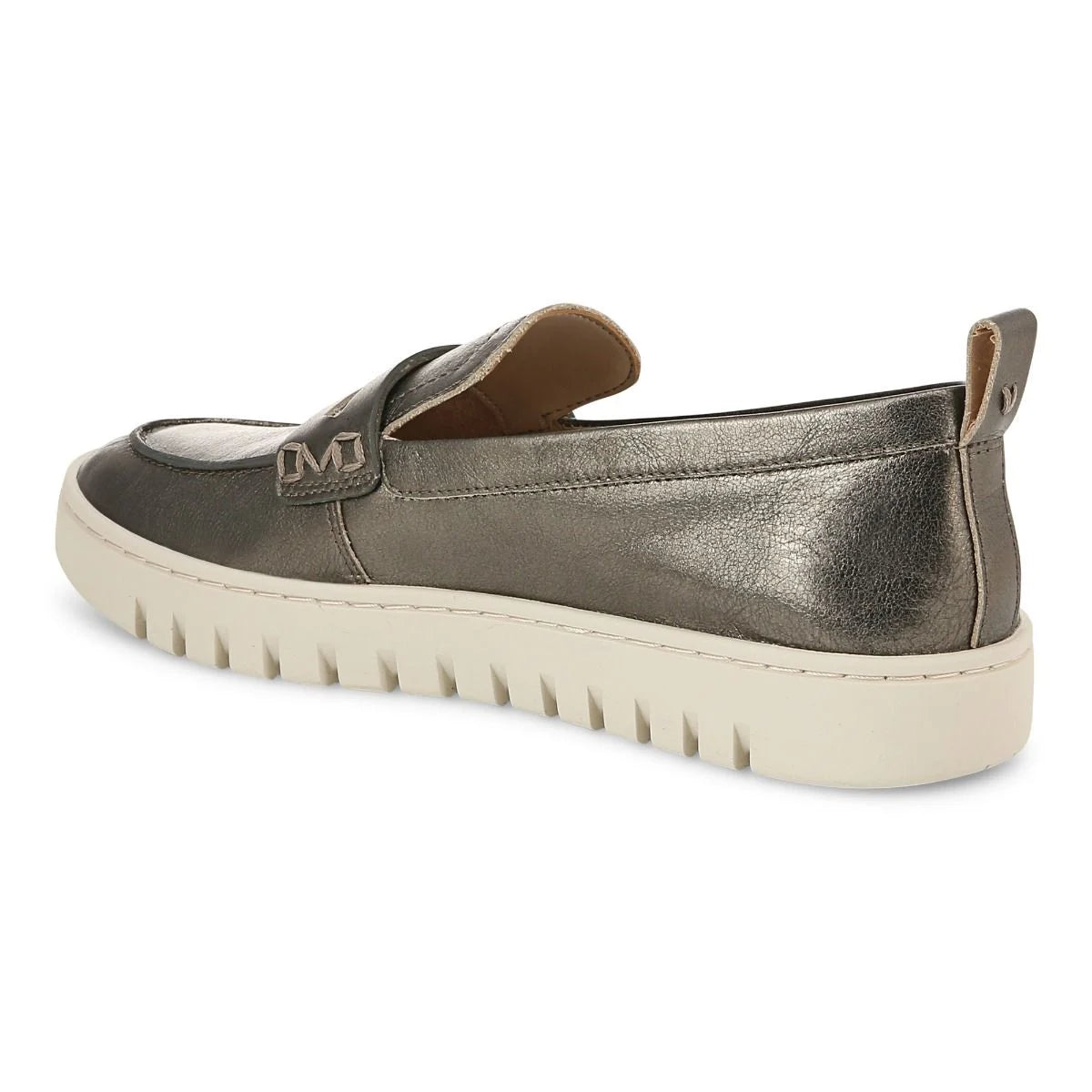 Vionic Women's Uptown Leather Loafer in Gunmetal