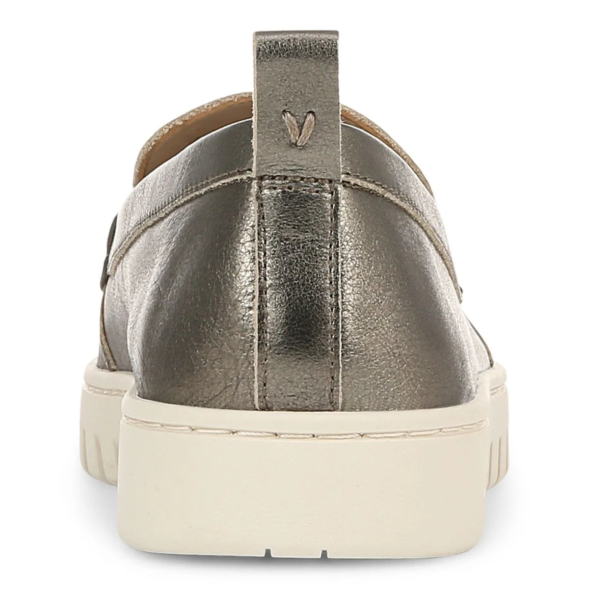 Vionic Women's Uptown Leather Loafer in Gunmetal