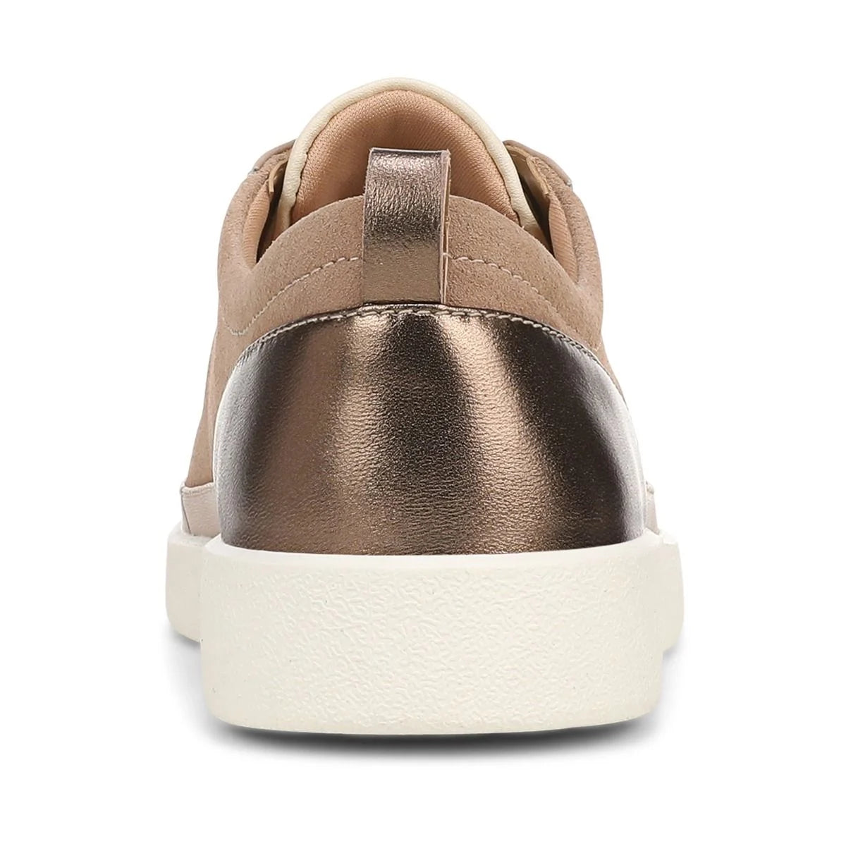 Vionic Women's Winny Lace Sneaker in Desert Sand Bronze Suede