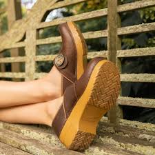 Dansko Women's Professional Button Clog in Chocolate