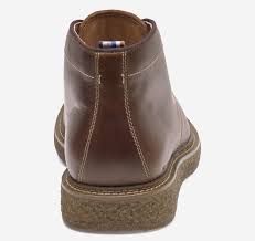 Johnston & Murphy Men's Clint Chukka Boot in Mahogany Full-Grain Leather