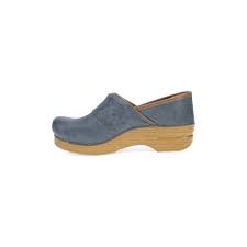 Dansko Women's Professional Button Clog in Denim