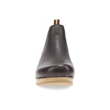 Dansko Women's Becka Low Heeled Slip On Ankle Boot in Chocolate