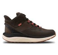 Kizik Men's London AT Mid Waterproof Sneaker in Mole/Whitecap Gray