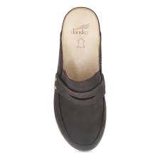 Dansko Women's Maggy Slip On Loafer Suede Leather Clog in Chocolate