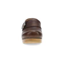 Dansko Women's Professional Button Clog in Chocolate