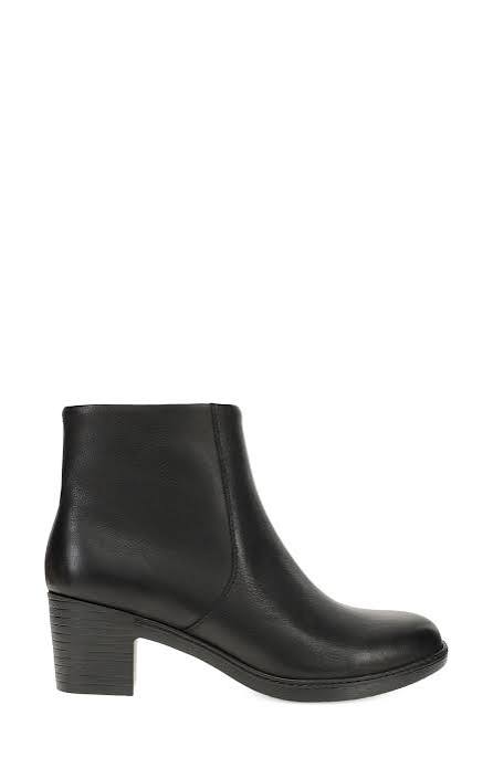 Dansko Women's Meryll Heeled Side Zip Ankle Boot in Black