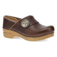 Dansko Women's Professional Button Clog in Chocolate