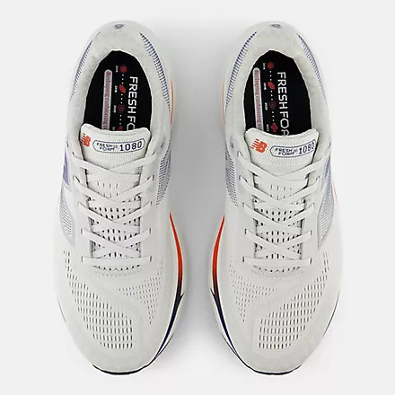 New Balance Men's Fresh Foam X 1080v14 in Grey Matter with Silver Metallic and Inkwell