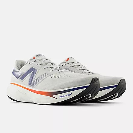 New Balance Men's Fresh Foam X 1080v14 in Grey Matter with Silver Metallic and Inkwell