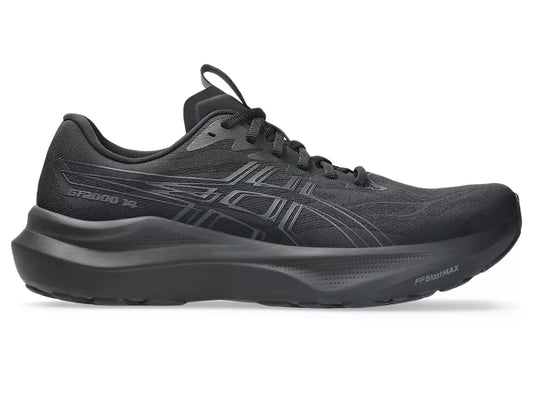 Asics Men's GT-2000 14 Sneaker in Black/Graphite Grey